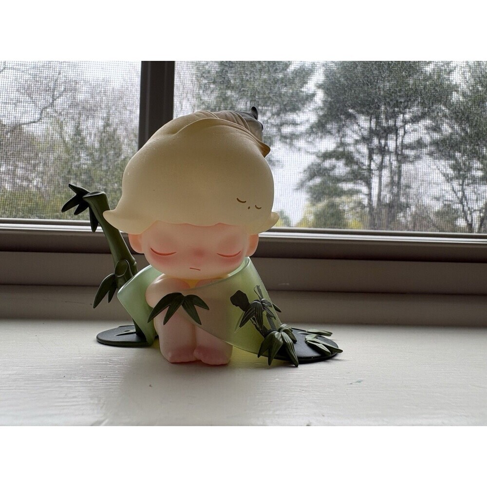 POP MART Dimoo Stories in the Cup Series Figure Ink Bamboo Painting  Opened